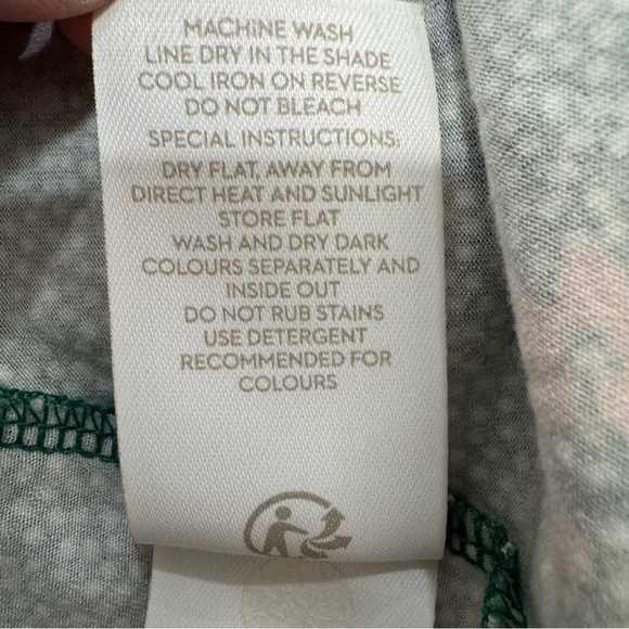 Boden Ava Jersey Midi Dress Forest/Chalky Pink Daisy Spring Women's 12 Tall** - Picture 12 of 15